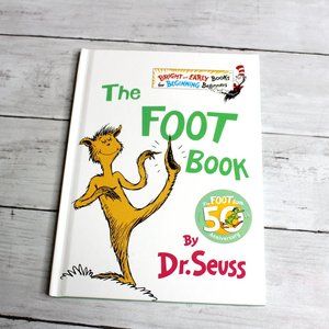 Dr Seuss The Foot Book Hardcover Kids Picture Story Early Reader